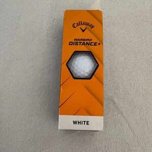 Callaway warbird three‎ golf balls new white